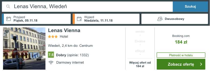 zarezerwuj hotel w wiedniu