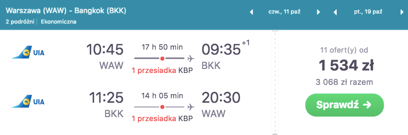 zarezerwuj lotydo bangkoku