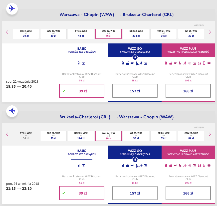 zarezerwuj loty do brukseli
