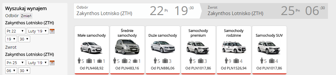 zakynthos auto