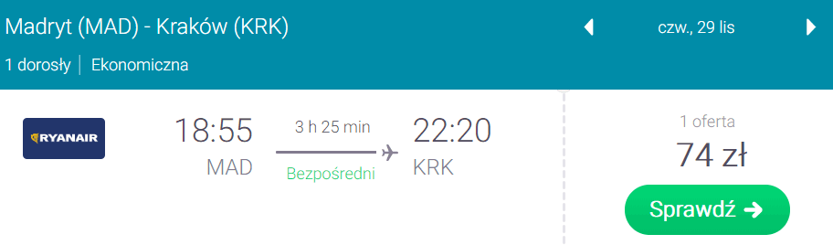 rezerwacja lotów ryanair