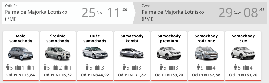 auto na majorce