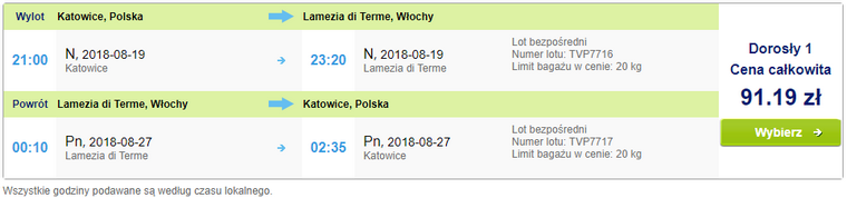 rezerwacja lotów