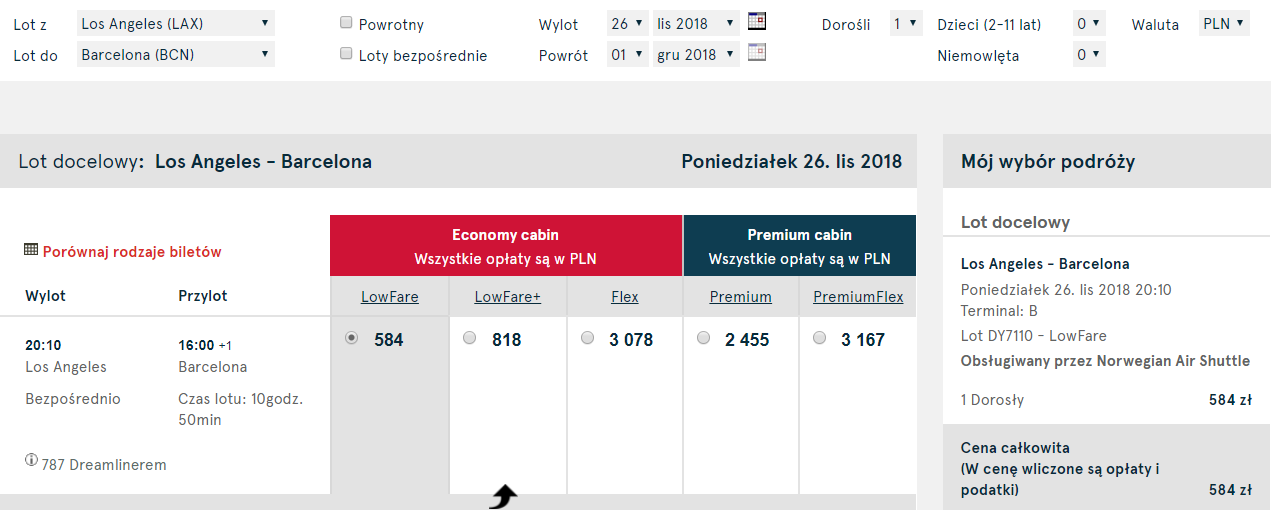 rezerwacja lotów