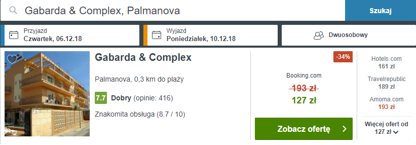 rezerwacja noclegów