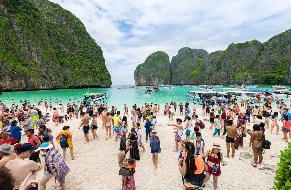 Rajska plaża w Azji