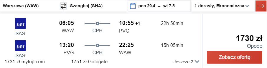 rezerwacja lotów