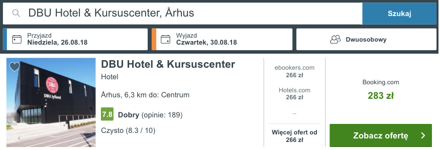 zarezerwuj hotel w aarhus