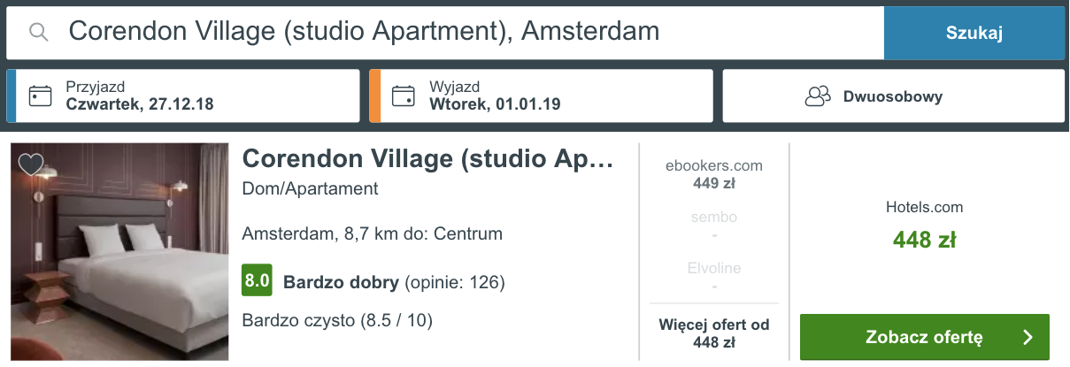 zarezerwuj hotel w asmterdamie