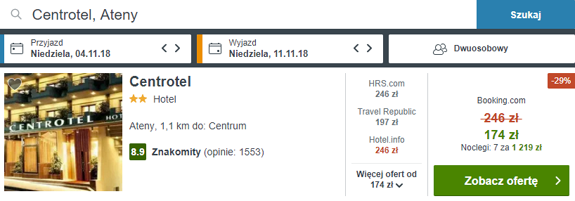 rezerwacja noclegów