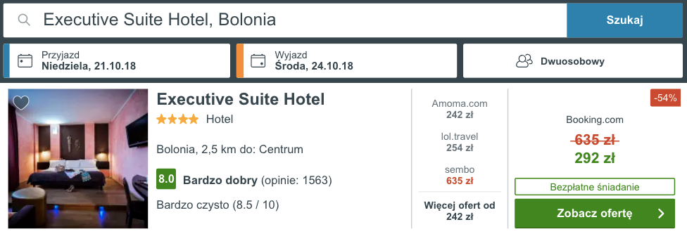 zarezerwuj hotel w bolonii