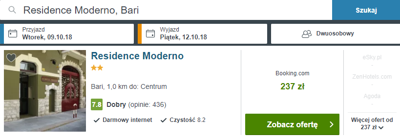 rezerwacja noclegów