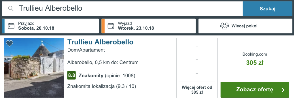 zarezerwuj hotel w bari