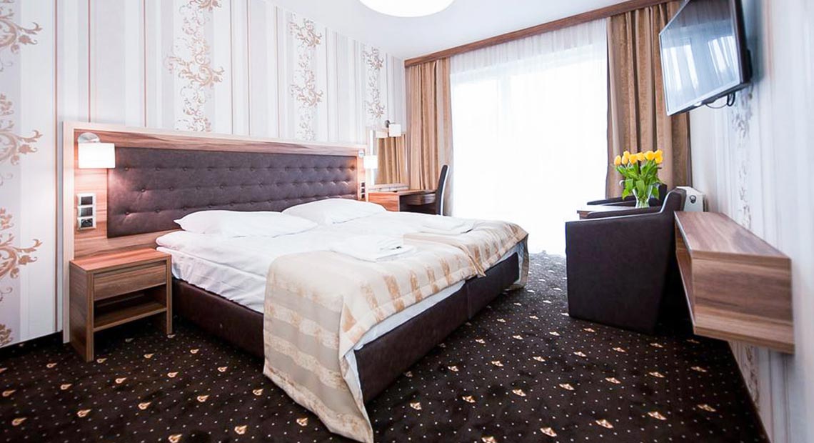 Wnętrze pokoju hotelowego