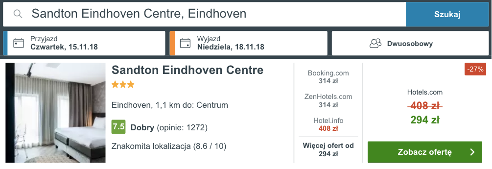 zarezerwuj hotel w eindhoven