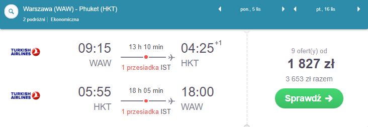 rezerwacja lotów