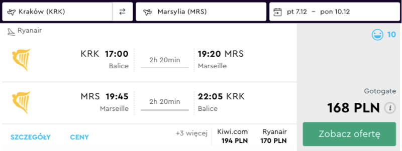 zarezerwuj loty do marsylii