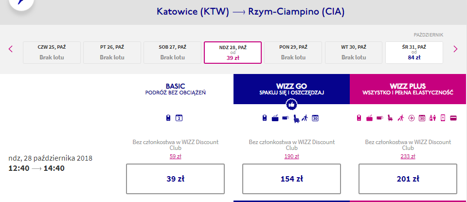 Rezerwacja przelotów do Rzymu