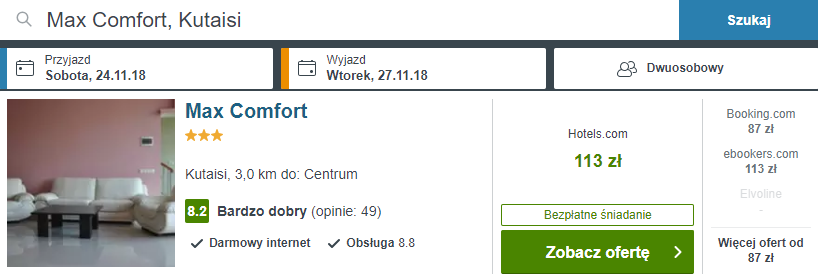 rezerwacja noclegów