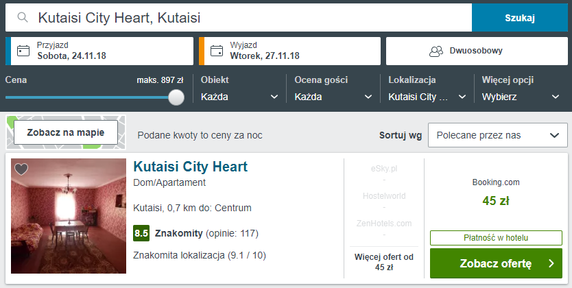 Kutaisi noclegi