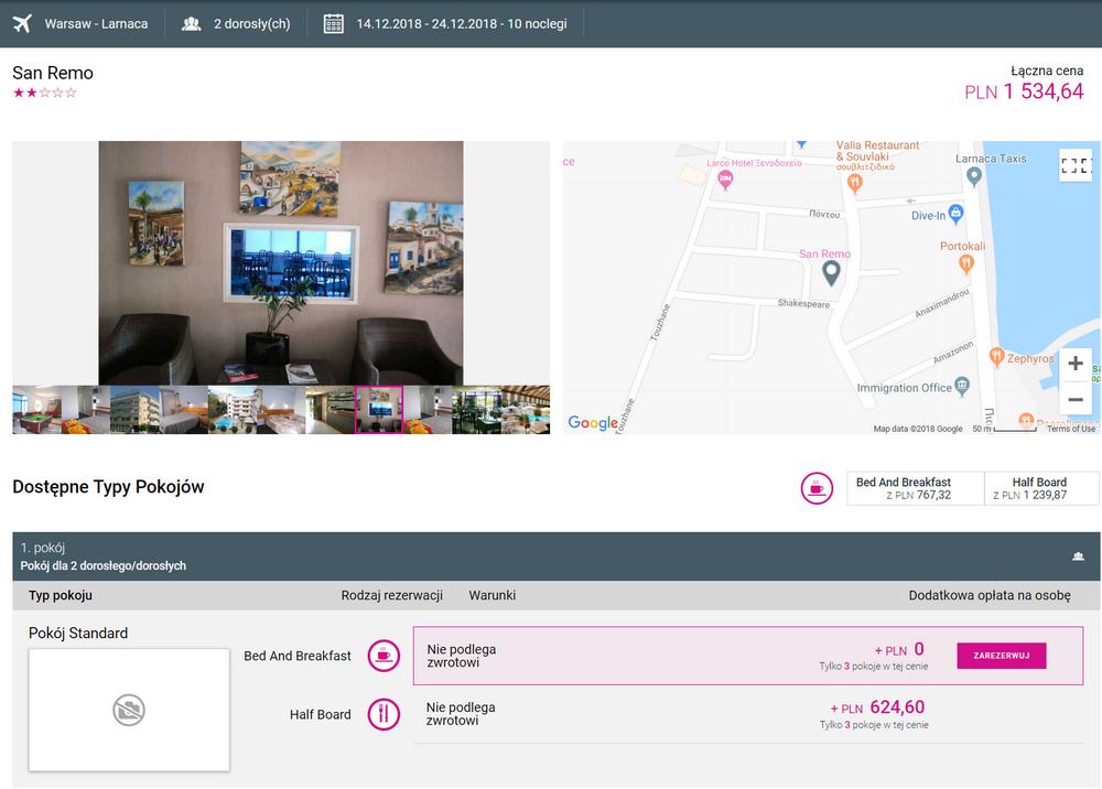cypr 10 dni w larnace