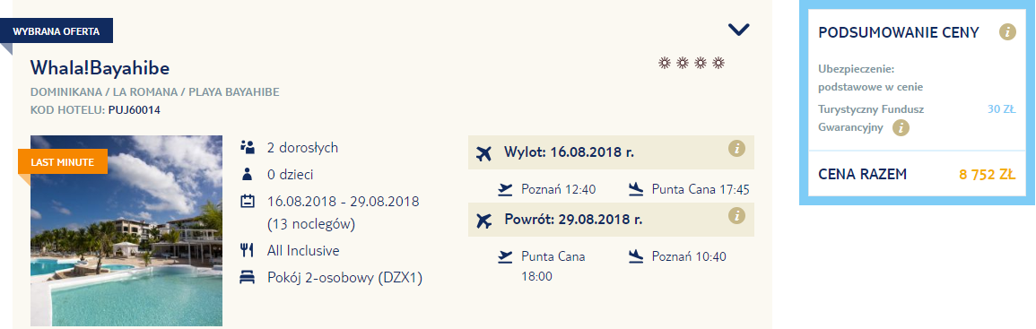 rezerwacja wczasów