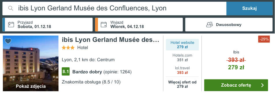 zarezerwuj hotel w lyonie