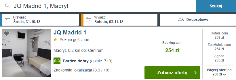 rezerwacja noclegów