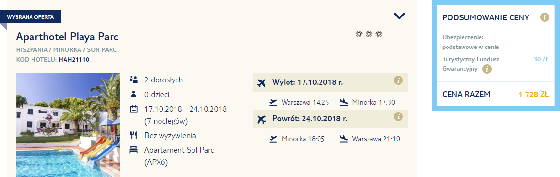 rezerwacja wczasów