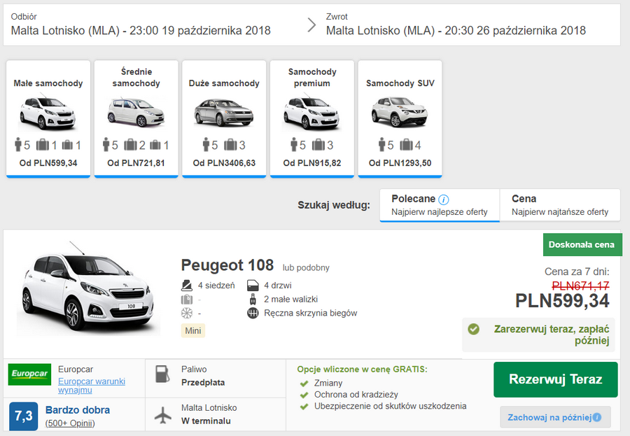 auto na malcie