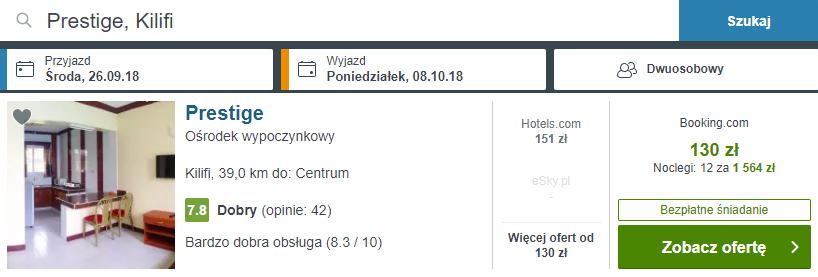 rezerwacja noclegów