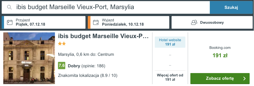 zarezerwuj hotel w marsylii