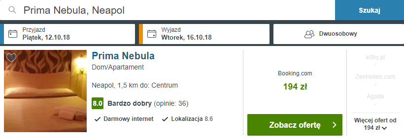 rezerwacja noclegów
