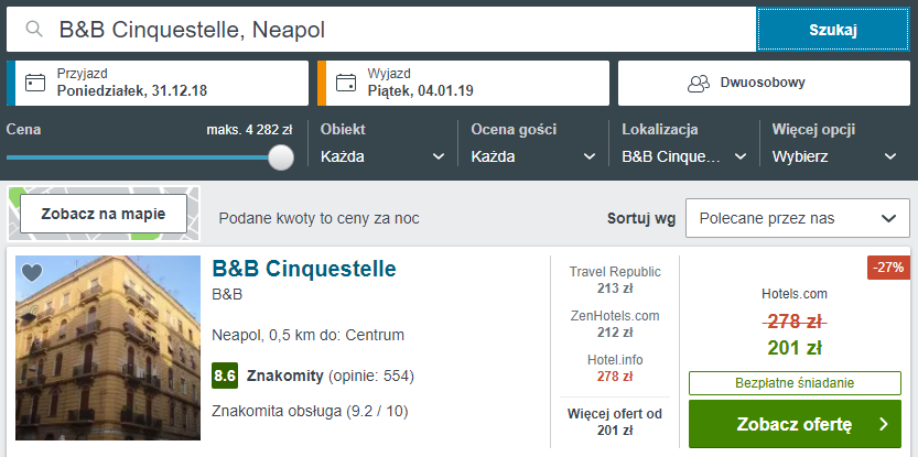 Neapol noclegi