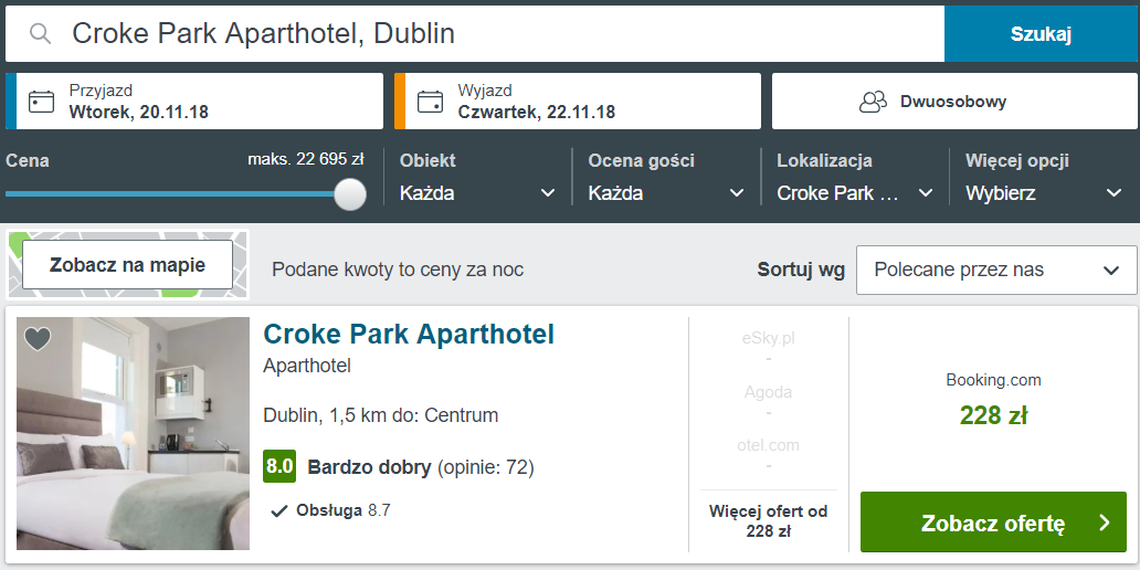 dublin noclegi