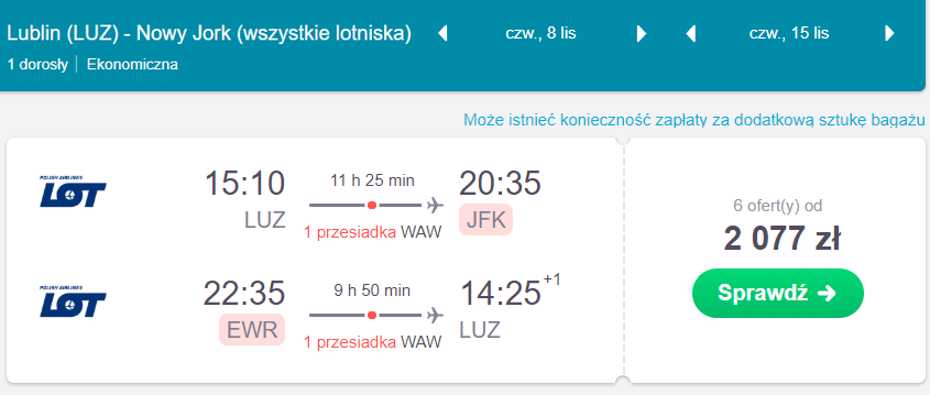nowy jork z lublina