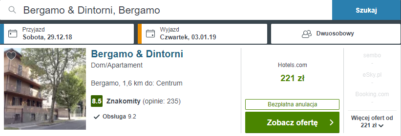 rezerwacja noclegów