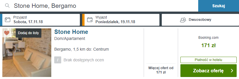 rezerwacja noclegów