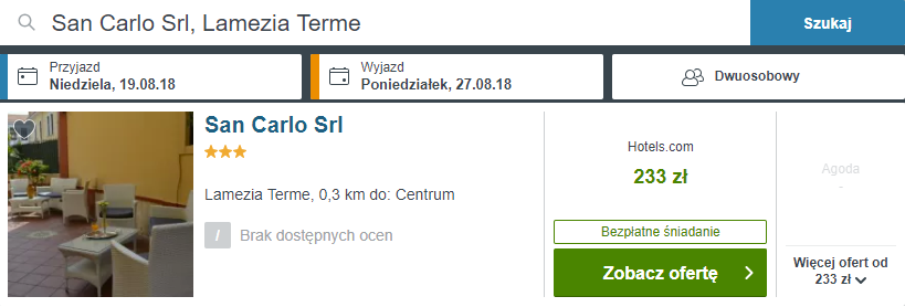 rezerwacja noclegów
