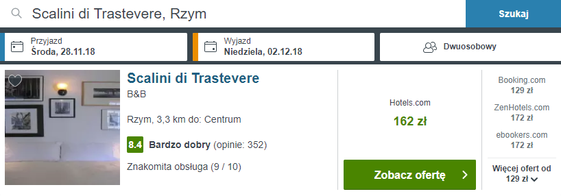 rezerwacja noclegów