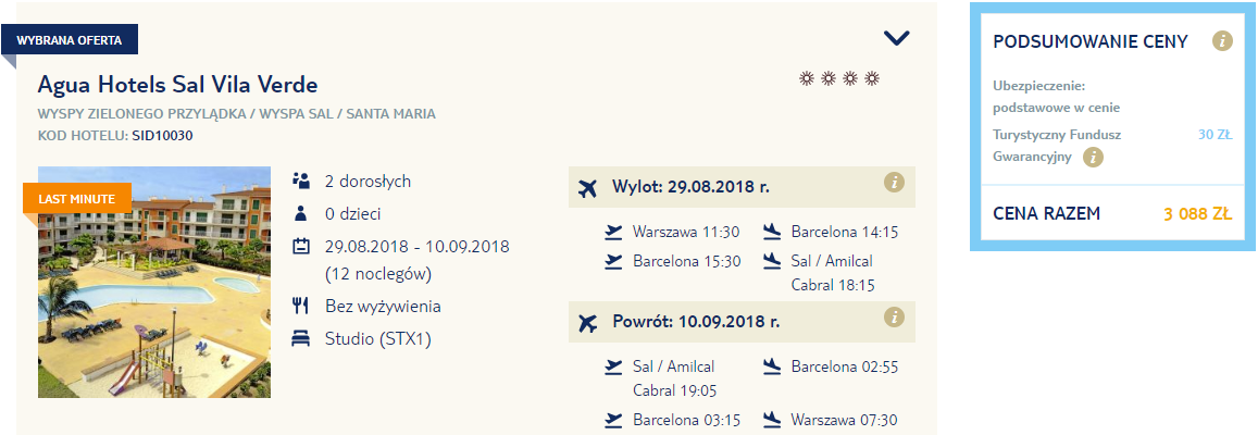 rezerwacja wczasów