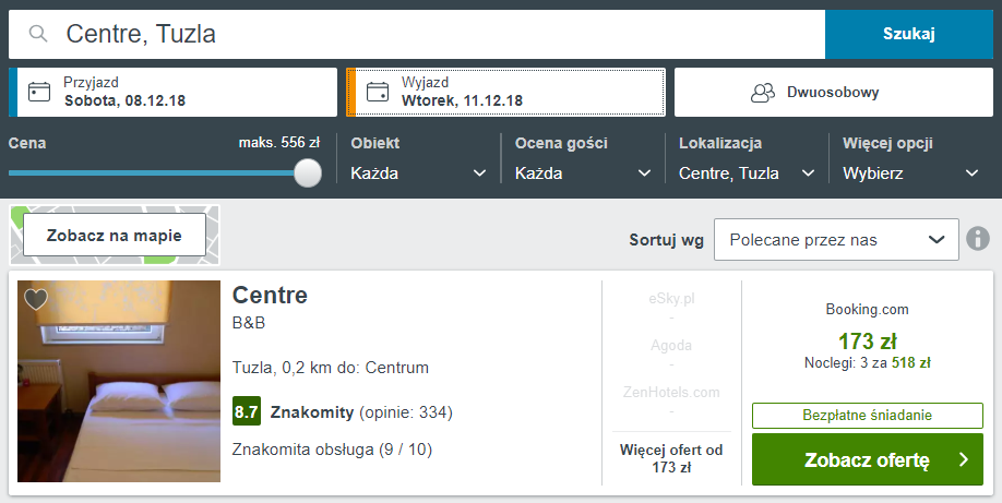 Tuzla noclegi