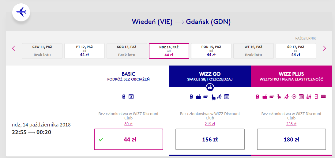 wiedeń loty