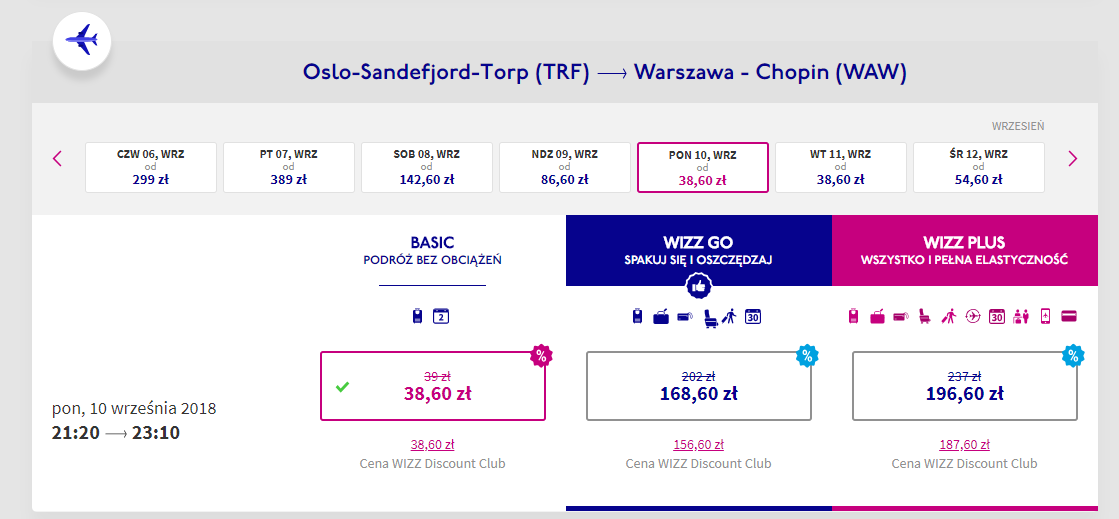 wizz air rezerwacja