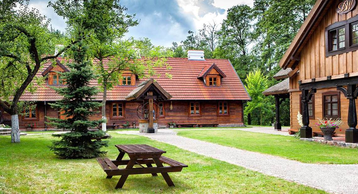 widok dworku