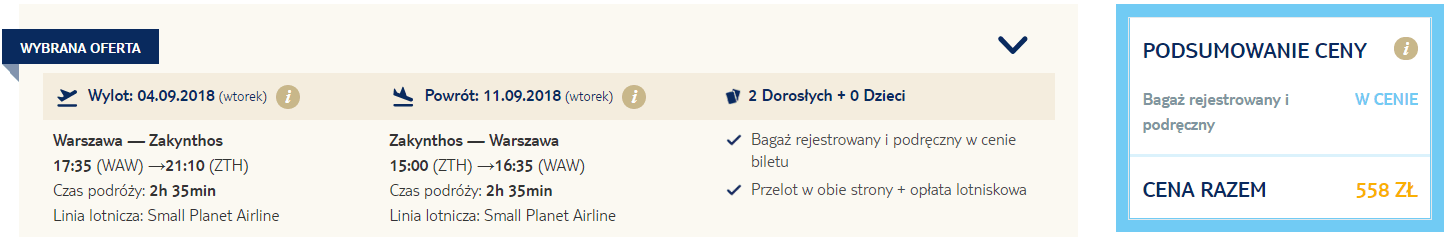 rezerwacja lotów na Zakynthos