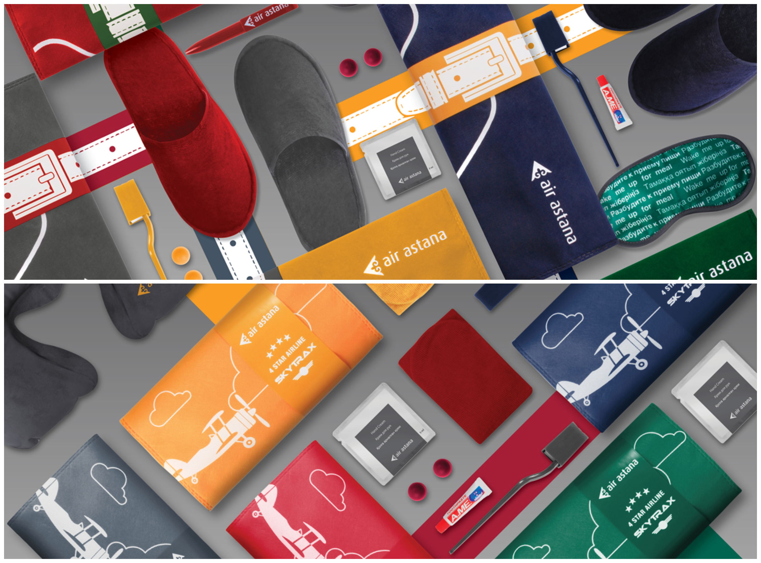 air astana zestaw dla pasażera