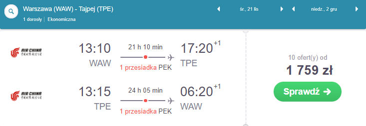 rezerwacja lotów