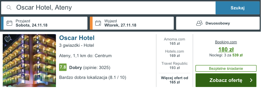 zarzerwuj hotel w atenach