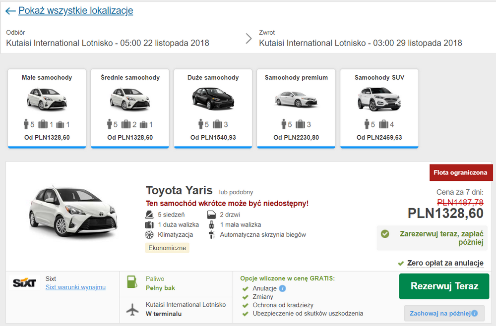 gruzja auto